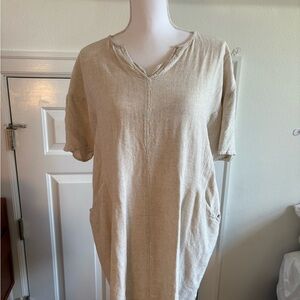 Hayze Beige Tunic Top
